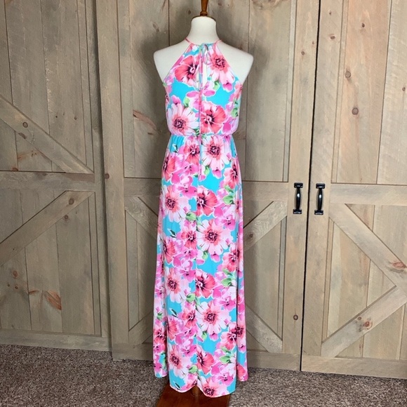 Pink Lily Only One I Love floral maxi dress Size Small - Picture 4 of 11